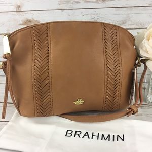 Brahmin Tan Haley Knoxville Shoulder Bag